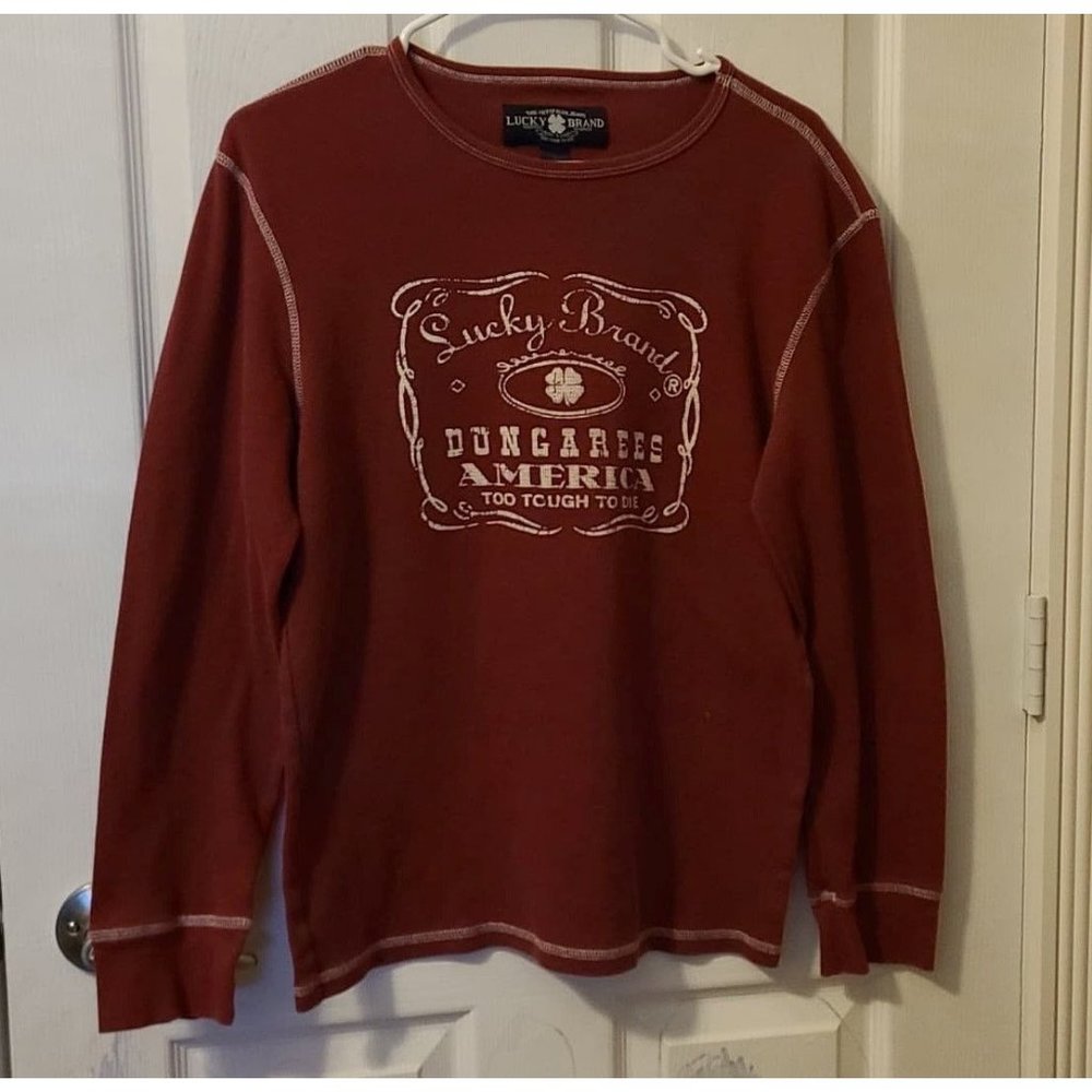 Lucky Brand Dungaree Henley Size L